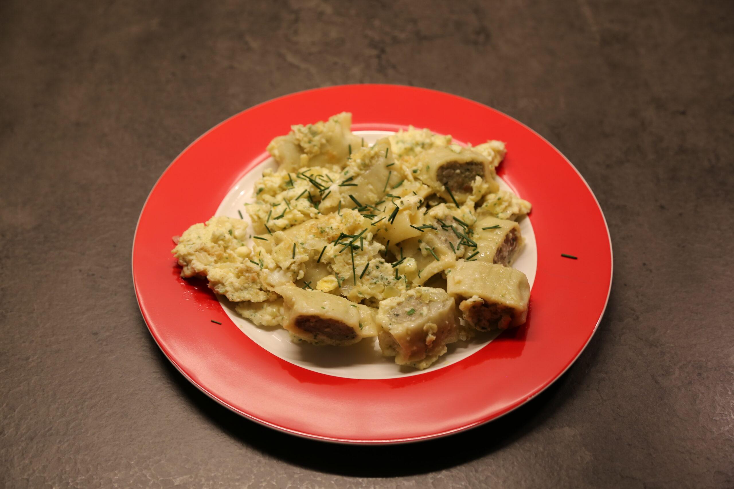 Schwäbische Maultaschen mit Ei (4)