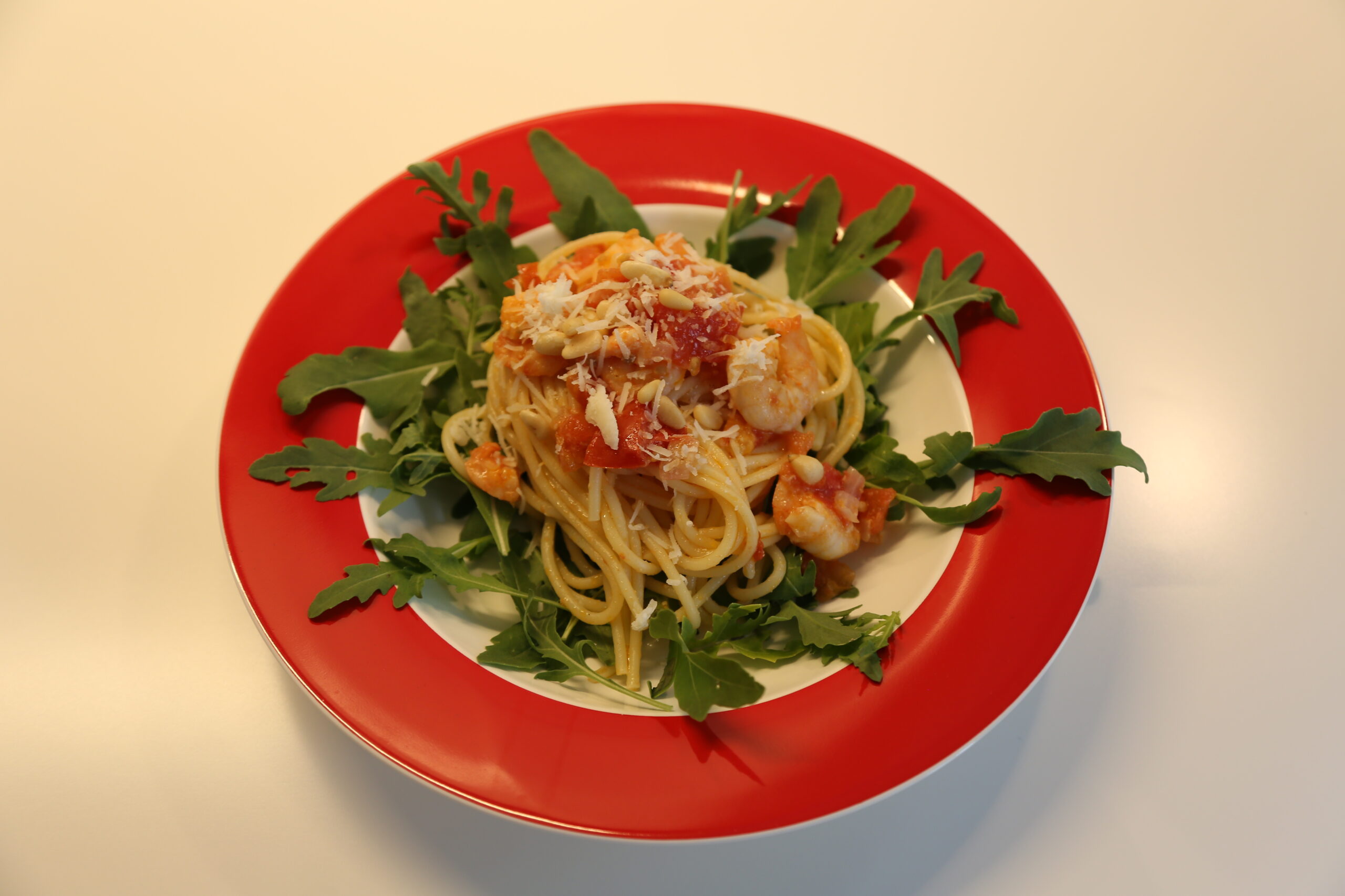 Pasta con sugo di Scampi (1)