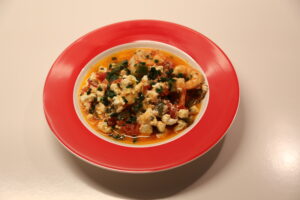 Garides saganaki (1)