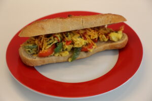 Pepper and Egg Sandwich (1)
