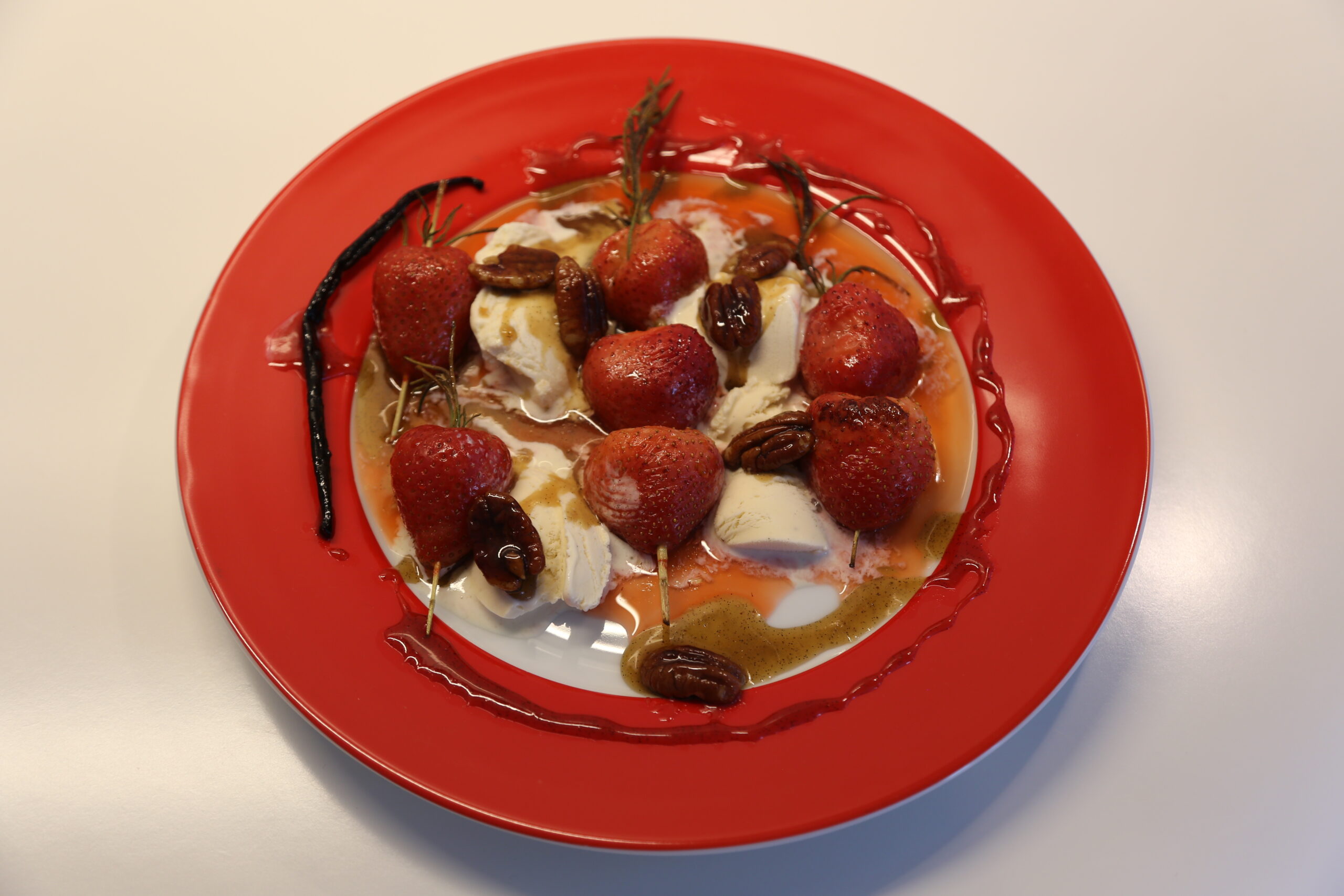 Gegrillte Erdbeeren mit Ahornsirup (1)