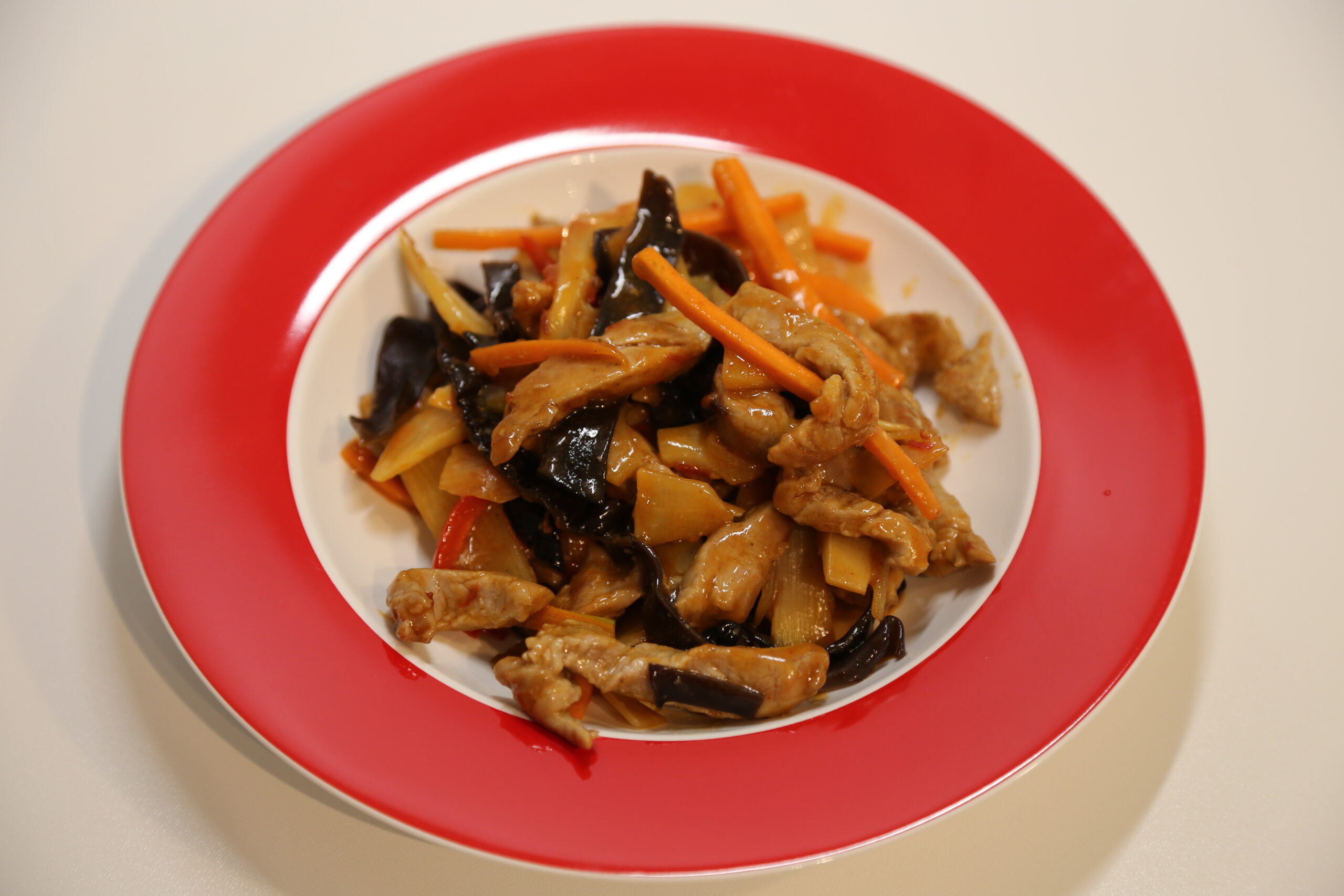 Yú Xiāng Ròu Sī (Pork with Garlic Sauce) (1)