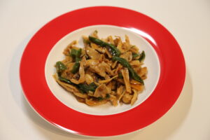 Gān Biān Xìng Bào Gū (King Oyster Mushroom Stir Fry) (1)